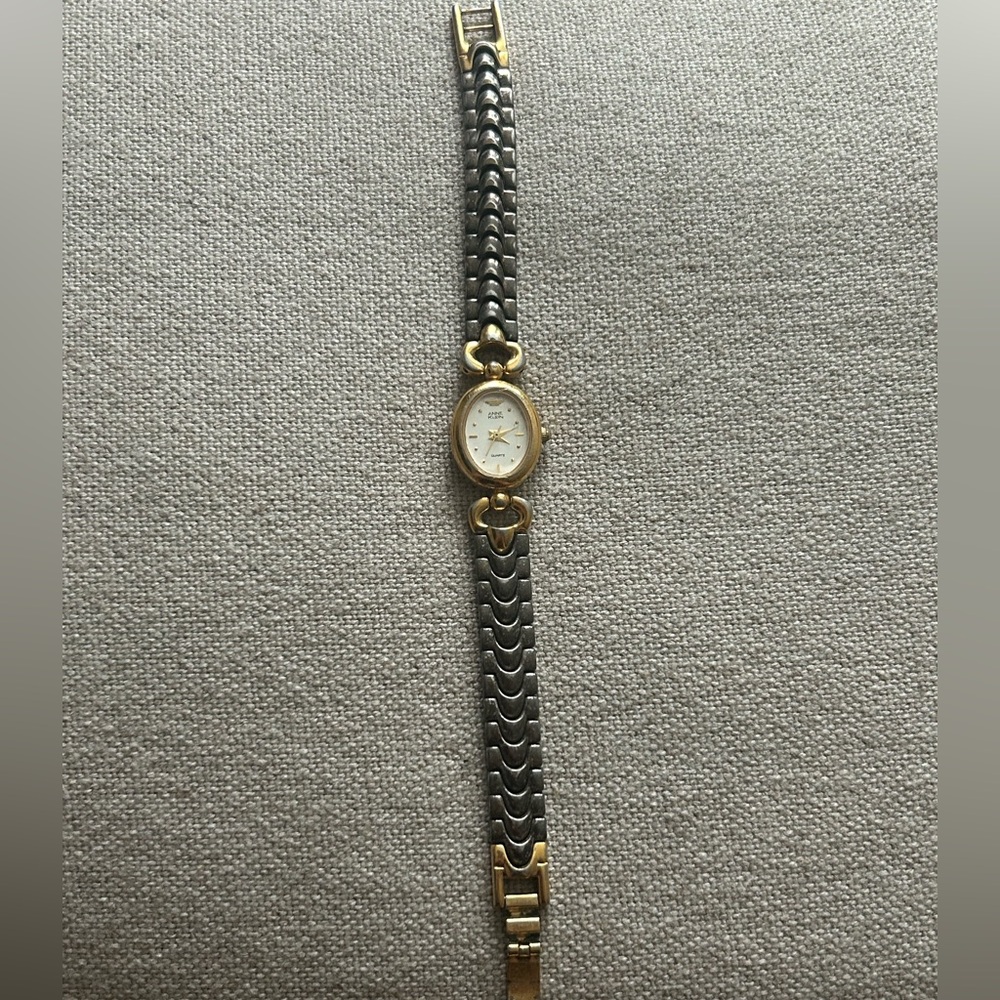 Anne Klein Gold and Silver Two-Tone Watch